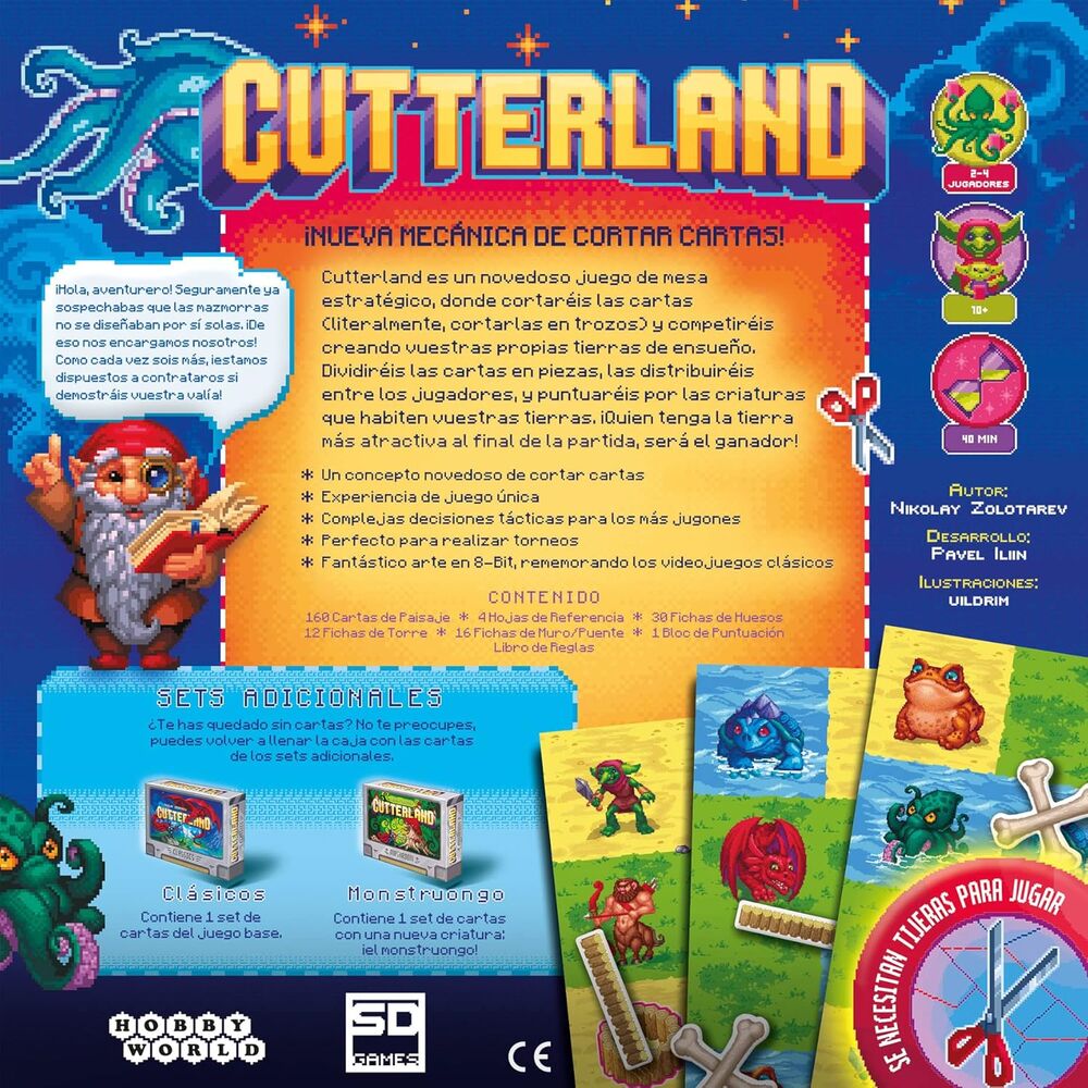 Juego de Mesa Cutterland Pegi 10