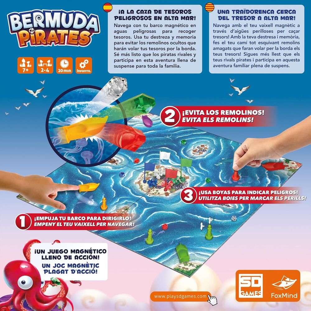 Juego de Mesa Bermuda Piratas Español