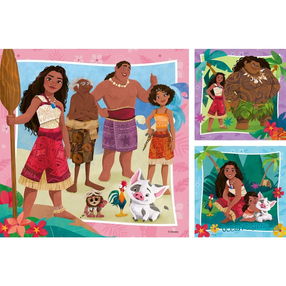 Puzzle Vaiana 2 Disney 3x49pzs Frikytopia