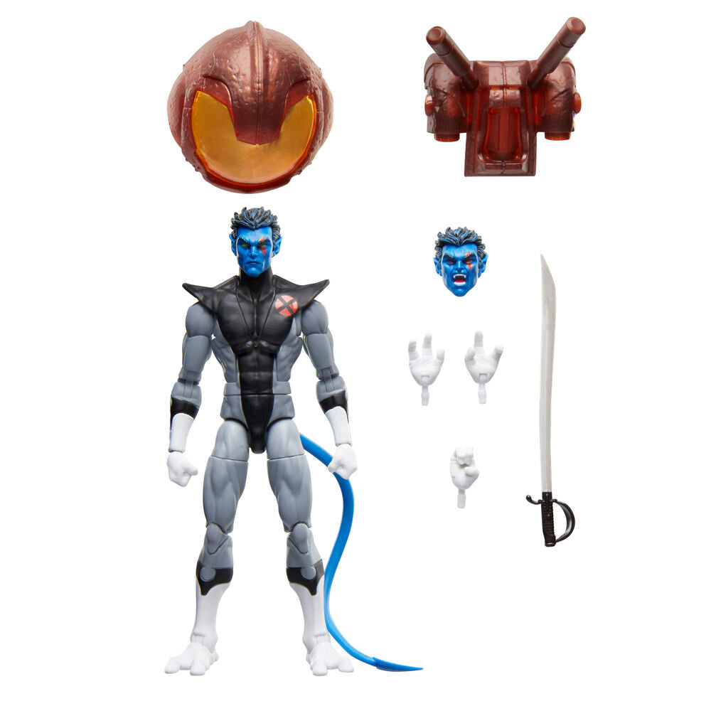 Figura Hasbro Marvel Legends Series Build a Figure Marvels Nemesis x - Men Nightcrawler