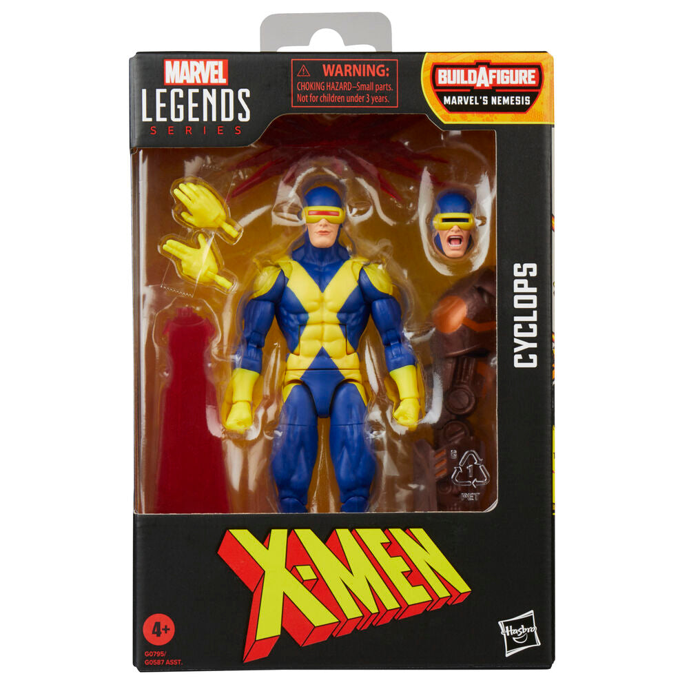 Figura hasbro marvel legends series build a figure marvels nemesis x - men cyclops Frikytopia