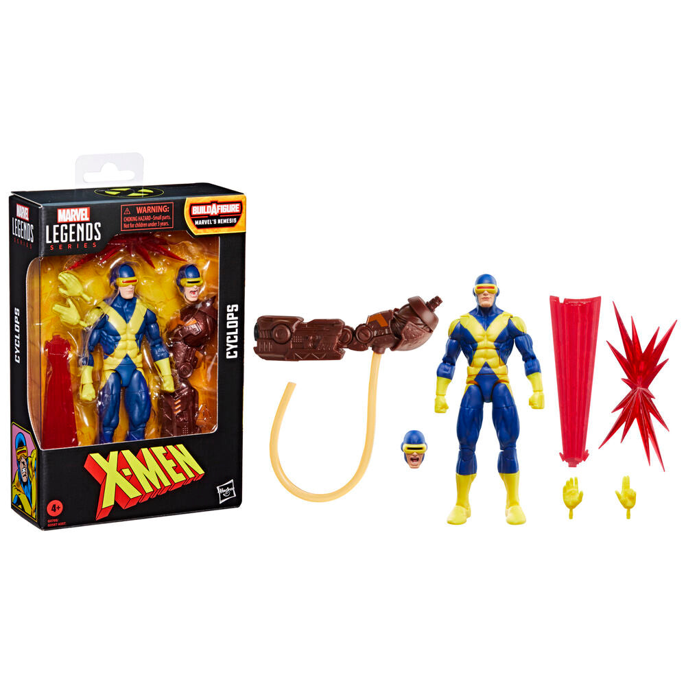Figura Hasbro Marvel Legends Series Build a Figure Marvels Nemesis x - Men Cyclops