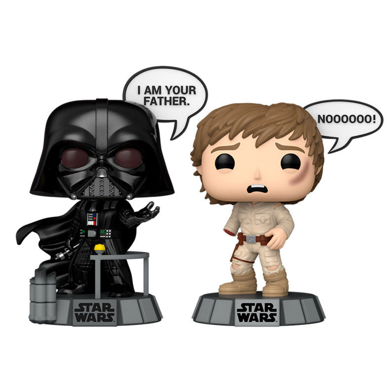Blister 2 Figuras POP Star Wars Darth Vader &amp