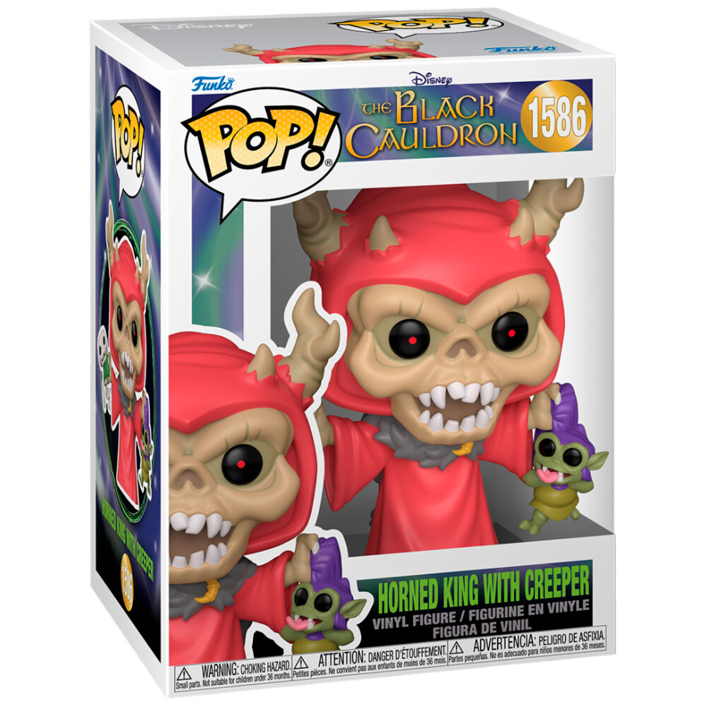 Funko Pop! Taron y el caldero mágico Vinyl Horned King w/Creeper — DISNEY