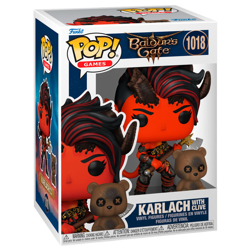 Funko Pop! Baldur's Gate & Buddy Vinyl Karlach & Clive — DUNGEONS & DRAGONS