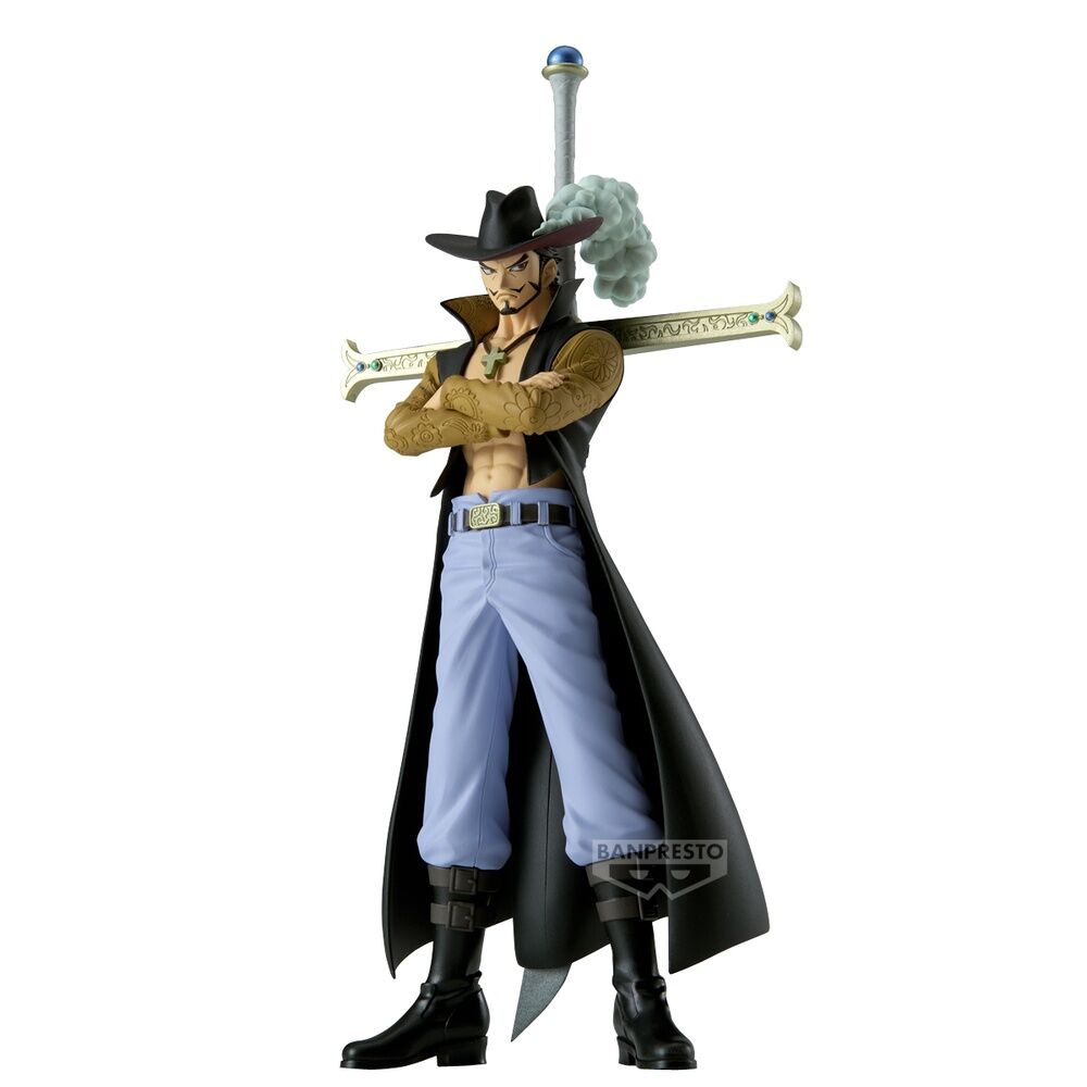 Figura Banpresto One Piece Dxf The Grandline Series Dracule Mihawk 17 cm