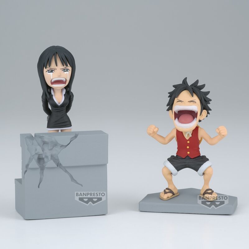 Figura Banpresto One Piece World Collectable Log Stories Luffy & Robin 10 cm