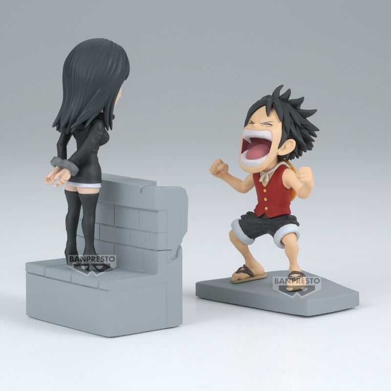Figura Banpresto One Piece World Collectable Log Stories Luffy & Robin 10 cm
