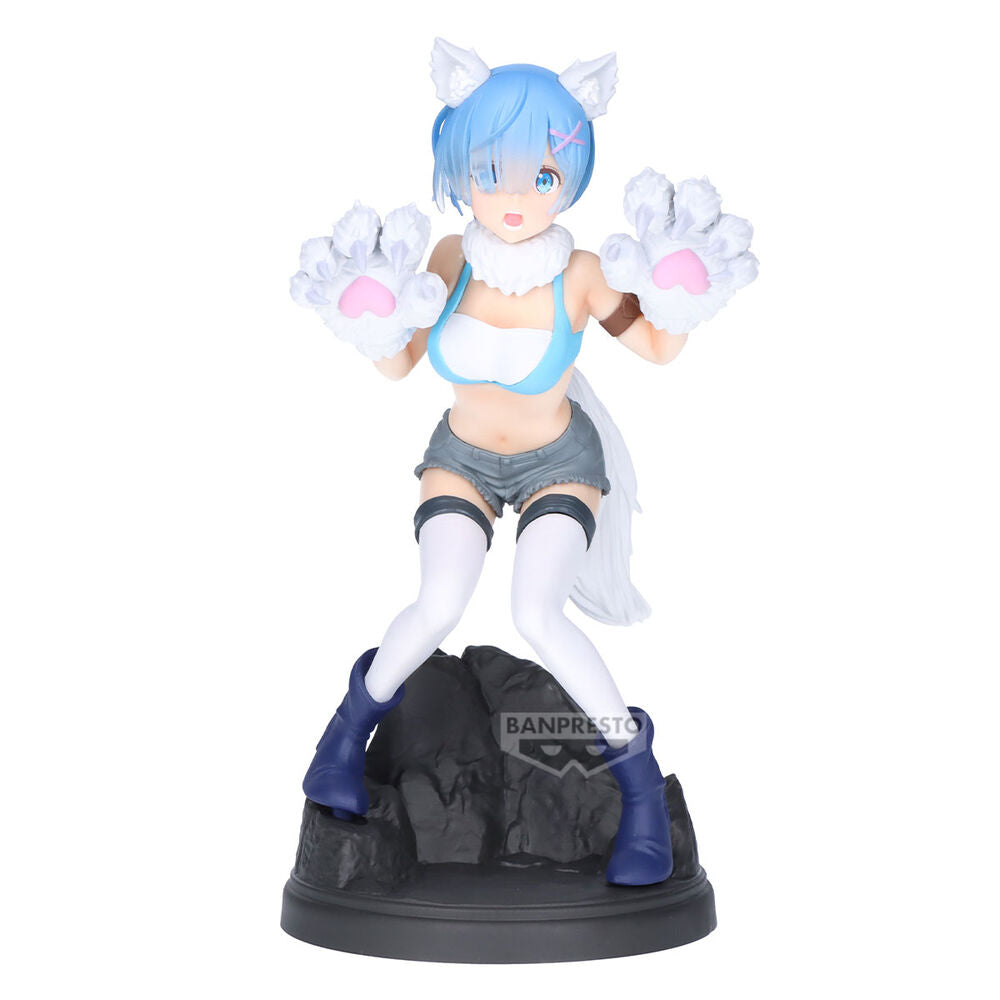 Figura Rem Monsters Motions Re:Zero Starting Life In Another World 22 cm Frikytopia