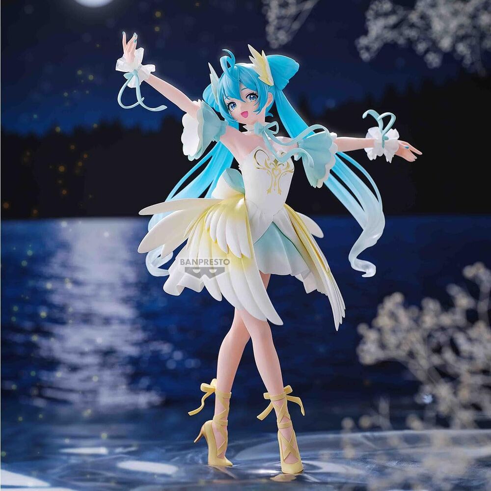 Figura Banpresto Hatsune Miku Evolve Classical Tuning Swan Lake 21 cm