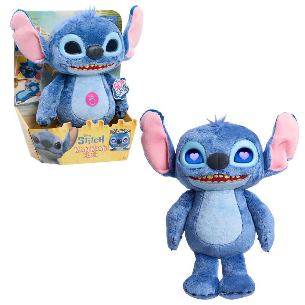 Peluche Interactivo Stitch Disney 30 cm