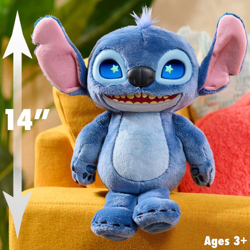 Peluche Interactivo Stitch Disney 30 cm