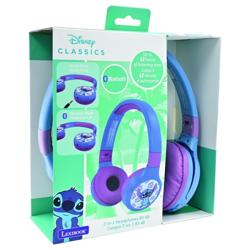 Auriculares inalambricos Bluetooth Stitch Disney Frikytopia