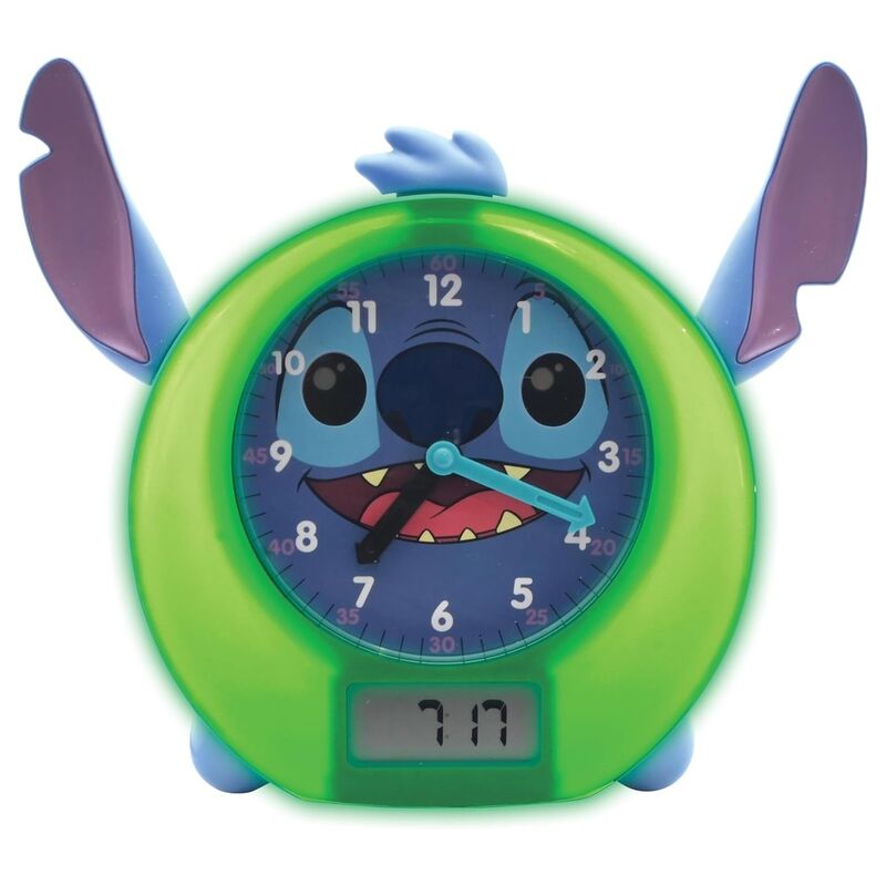 Reloj Educativo Cuentacuentos y Luces Stitch Disney Ingles