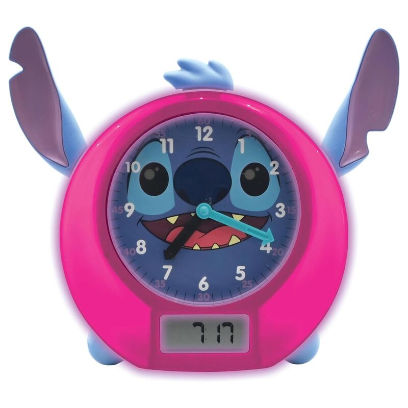 Reloj Educativo Cuentacuentos y Luces Stitch Disney Ingles