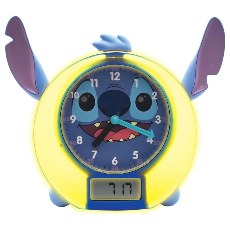 Reloj Educativo Cuentacuentos y Luces Stitch Disney Ingles
