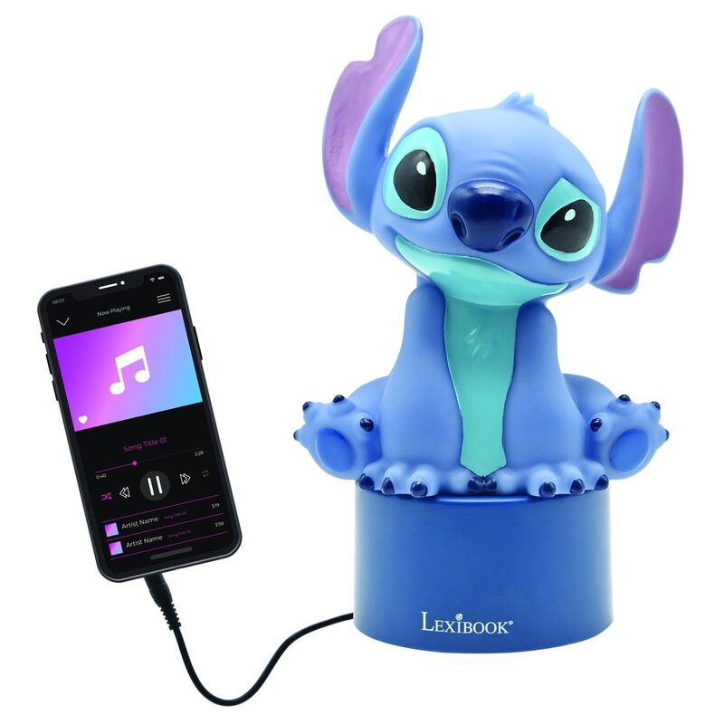 Altavoz Luz Nocturna Stitch Disney