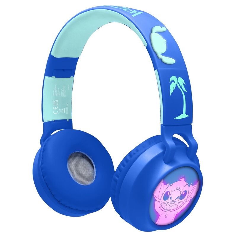 Auriculares Inalambricos Luminosos Bluetooth Stitch Disney