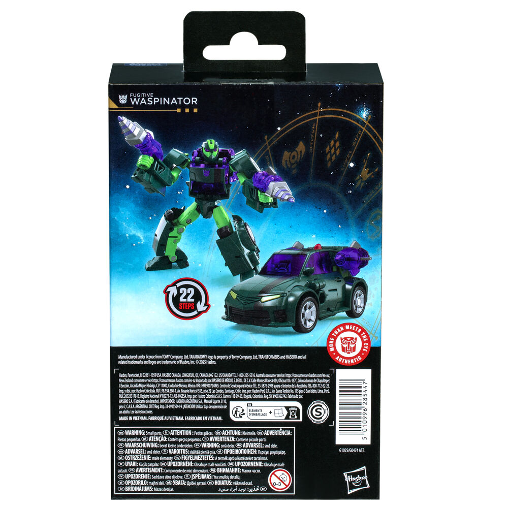 Figura Hasbro Transformers Age Of The Primes Fugitive Waspinator