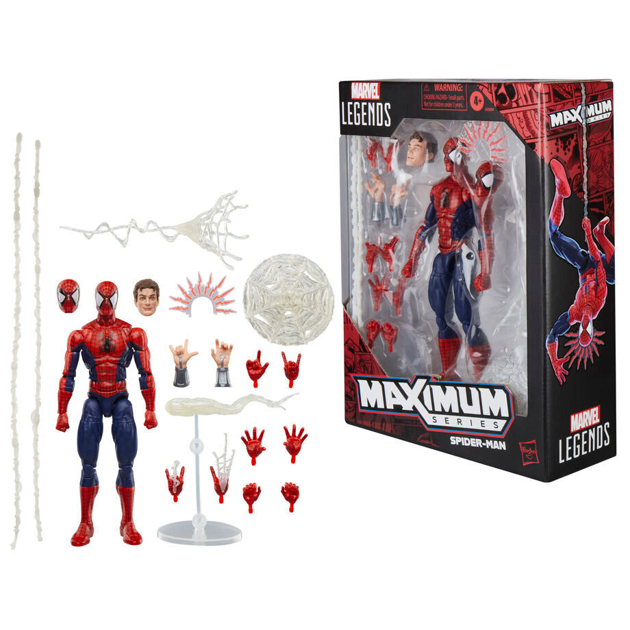 Figura hasbro marvel legends maximum series spider - man