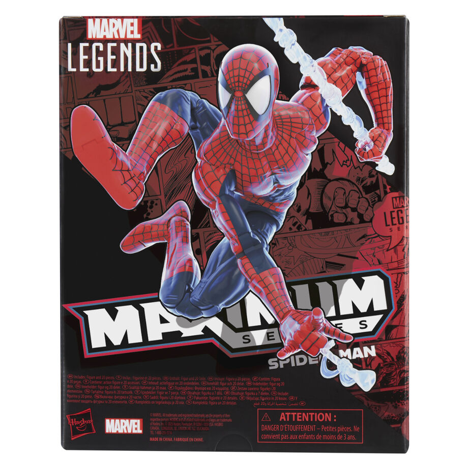 Figura hasbro marvel legends maximum series spider - man