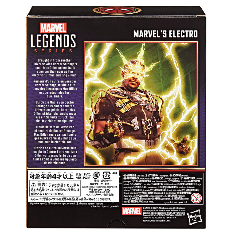 Spider-Man: No Way Home Marvel Legends Figura Marvel's Electro 15 cm