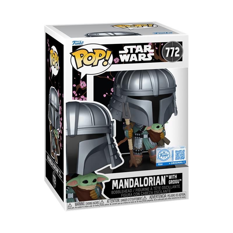 Figura POP Star Wars Impressions Mandalorian with Grogu Exclusive Frikytopia