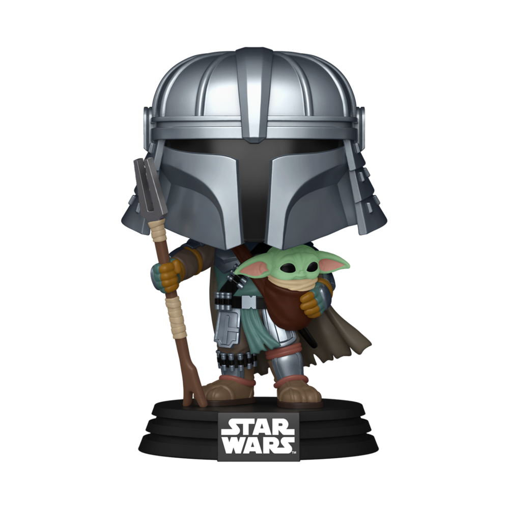 Figura POP Star Wars Impressions Mandalorian With Grogu Exclusive