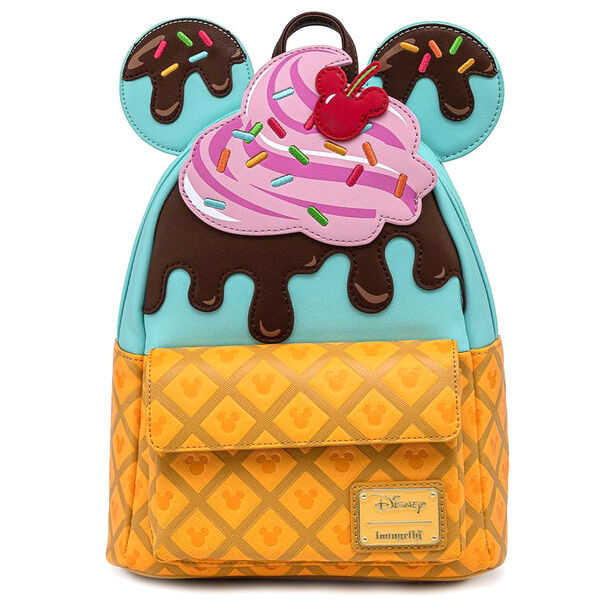 Disney By Loungefly Mochila Mickey And Minnie Sweets Ice Cream