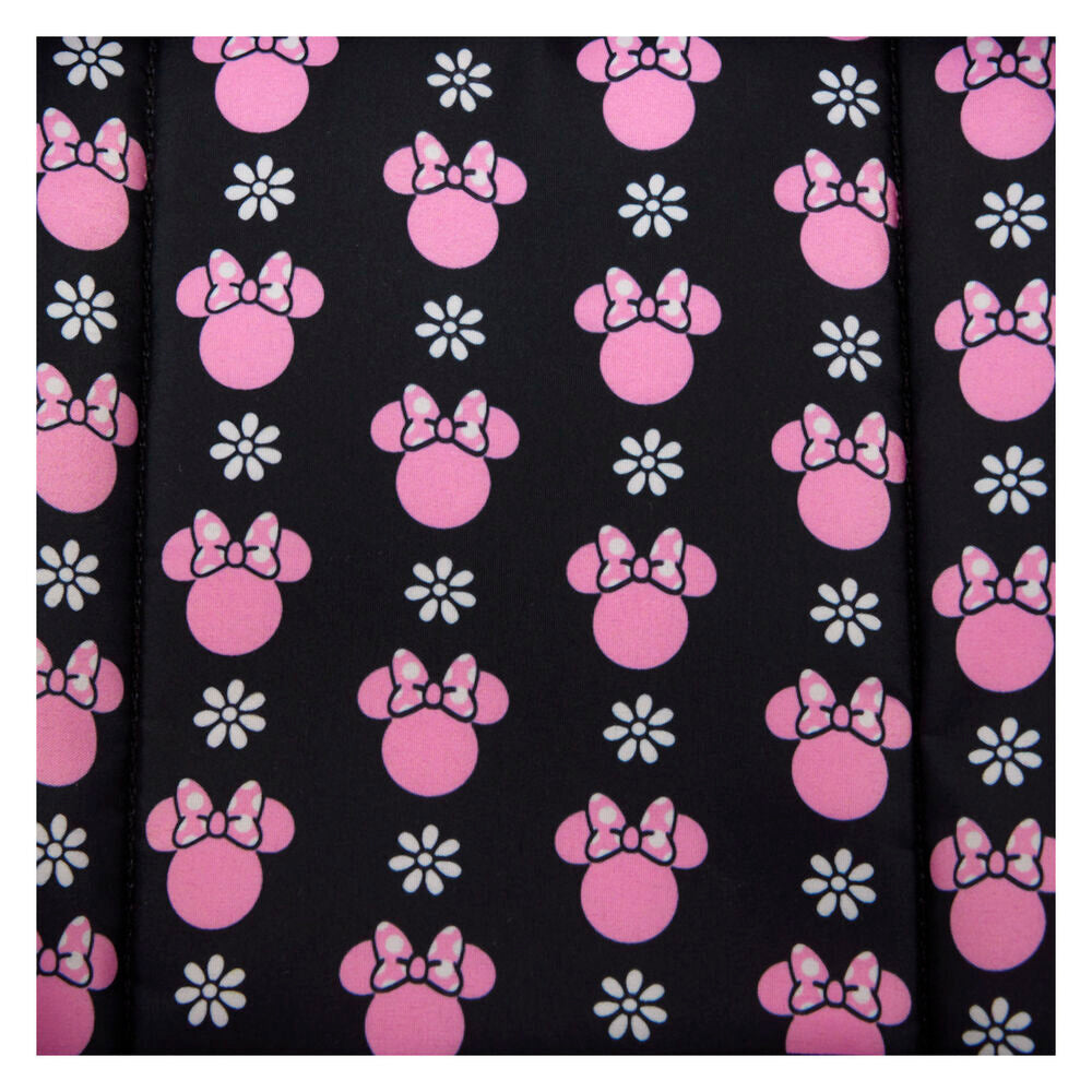Mochila Nylon Floral Rock The Dots Minnie Disney Loungefly