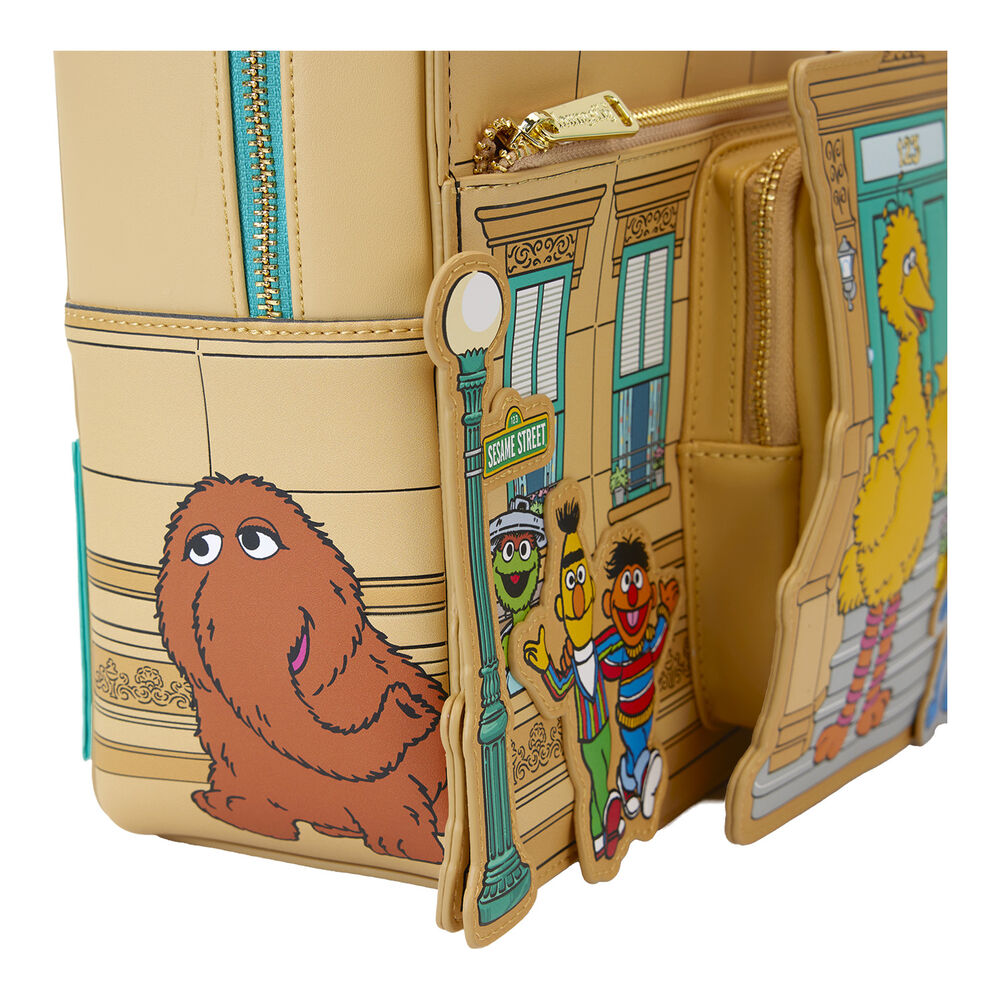 Mochila Corner Barrio Sesamo Loungefly 30 cm