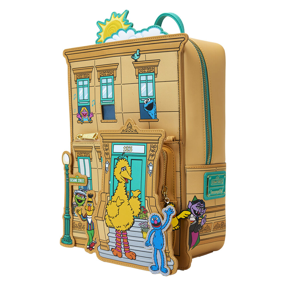 Mochila Corner Barrio Sesamo Loungefly 30 cm