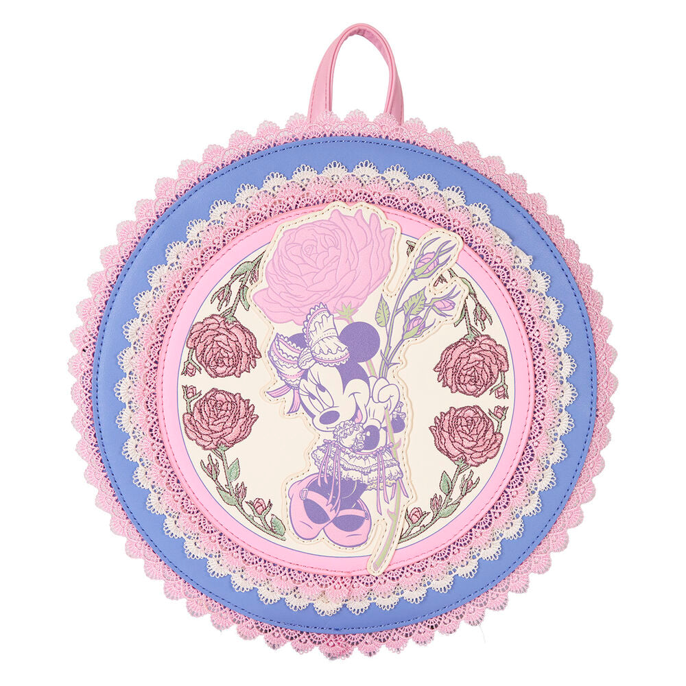 Disney By Loungefly Mochila Mini Minnie Floral And Lace