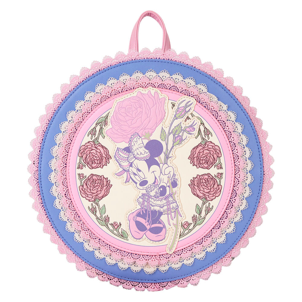 Disney By Loungefly Mochila Mini Minnie Floral And Lace