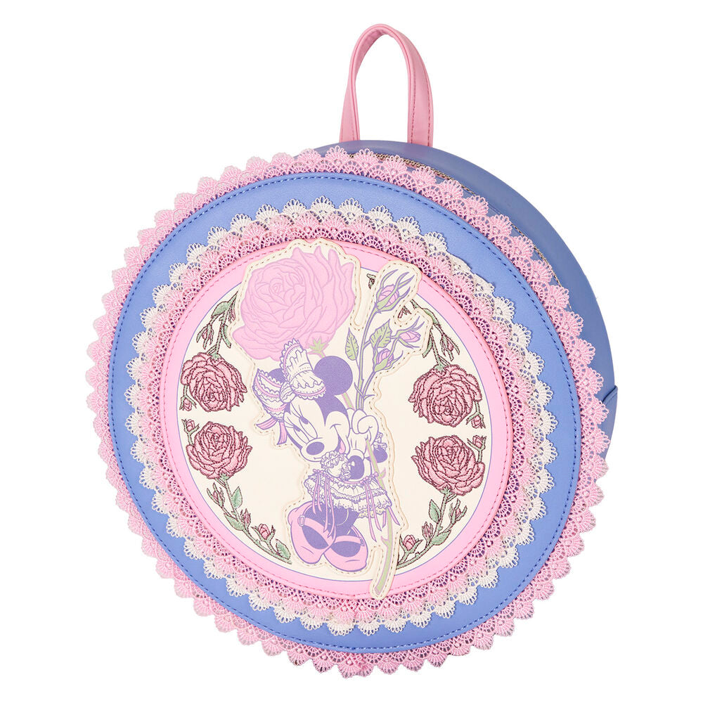 Disney By Loungefly Mochila Mini Minnie Floral And Lace