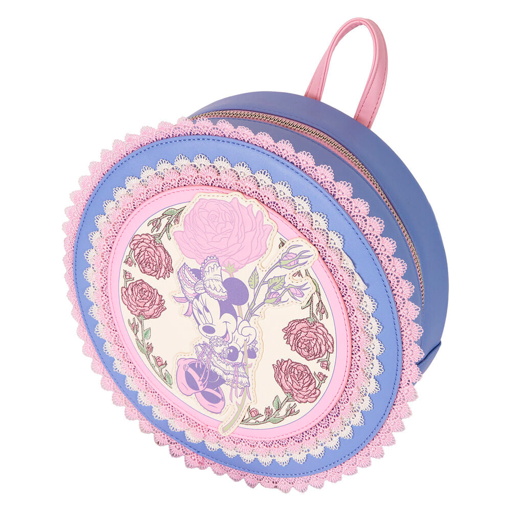 Disney By Loungefly Mochila Mini Minnie Floral And Lace