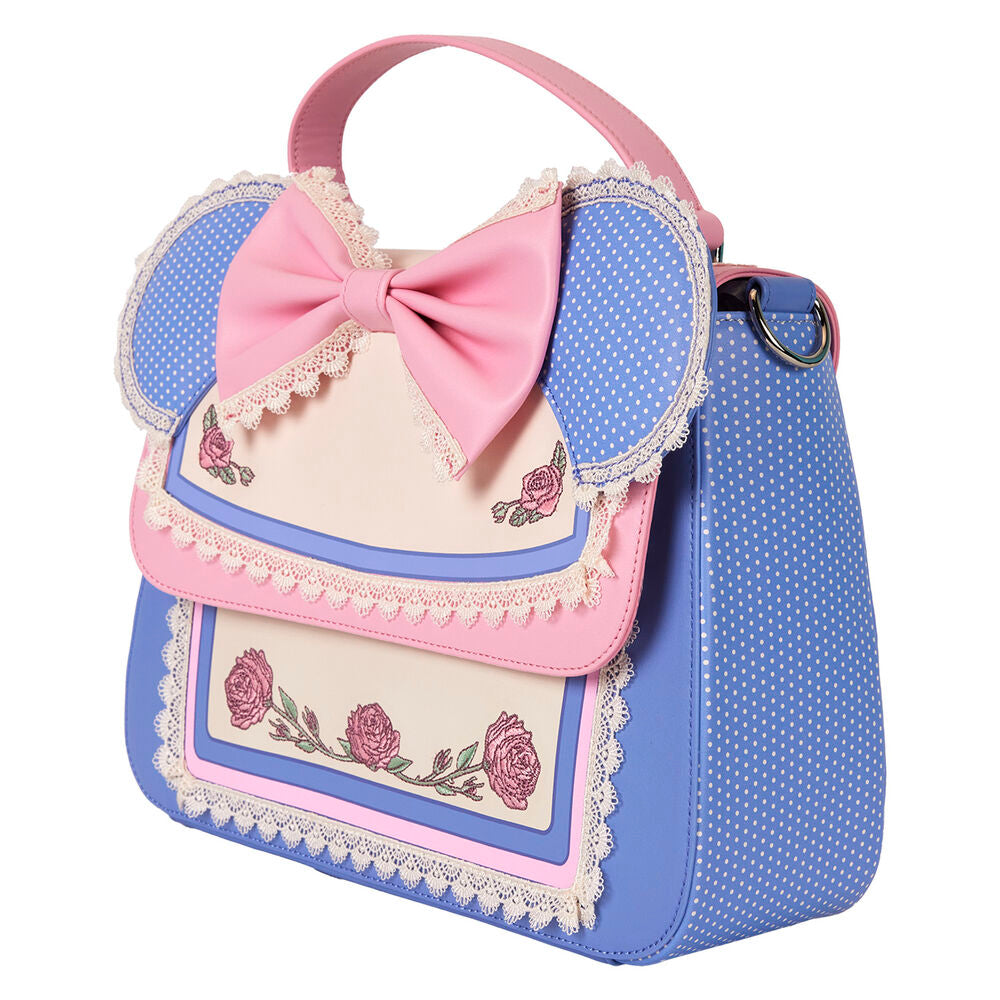 Disney By Loungefly Bandolera Minnie Floral And Lace Ears