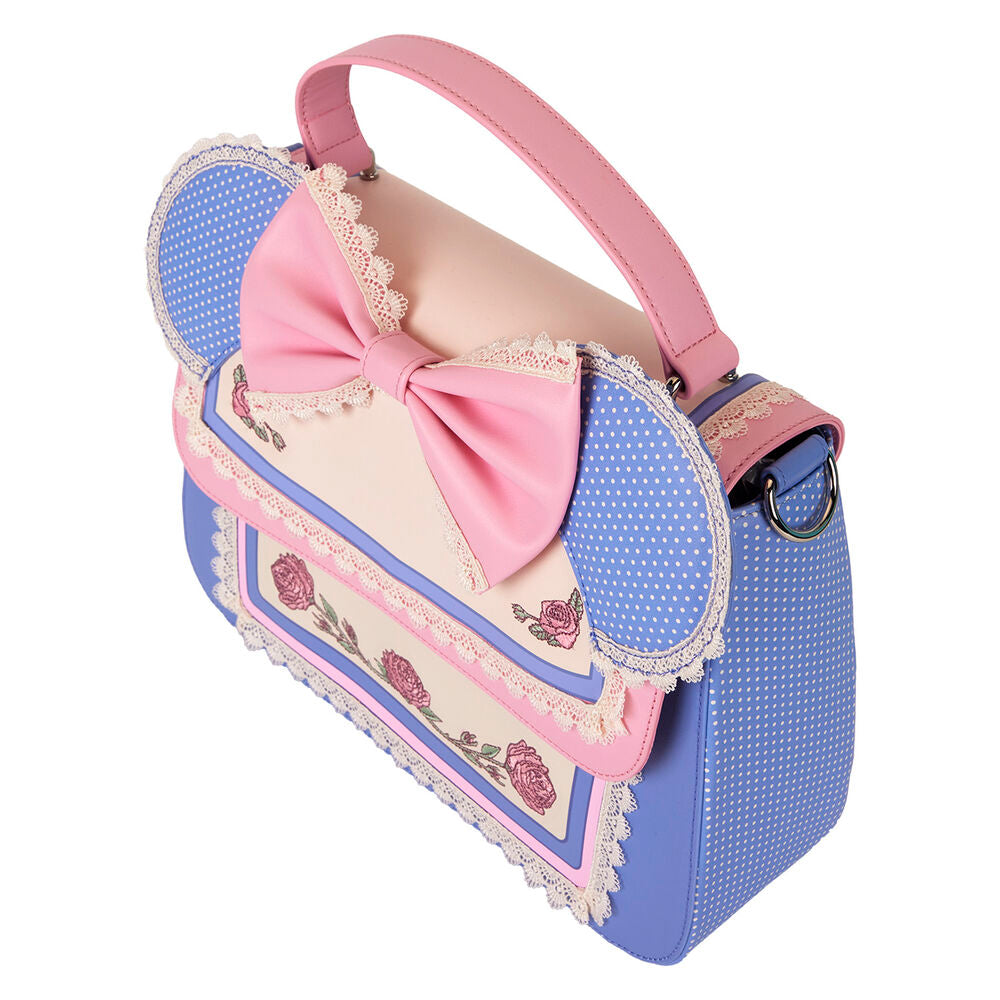 Disney By Loungefly Bandolera Minnie Floral And Lace Ears