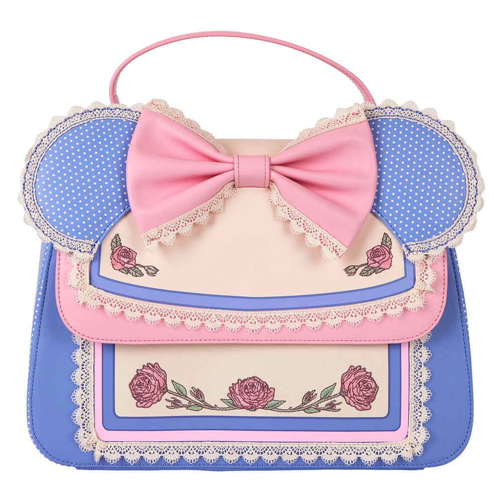 Disney By Loungefly Bandolera Minnie Floral And Lace Ears