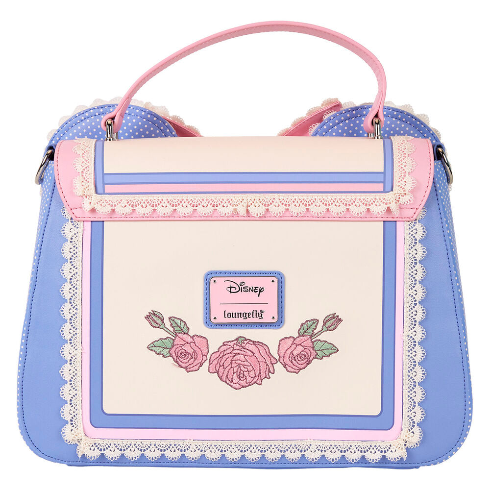 Disney By Loungefly Bandolera Minnie Floral And Lace Ears