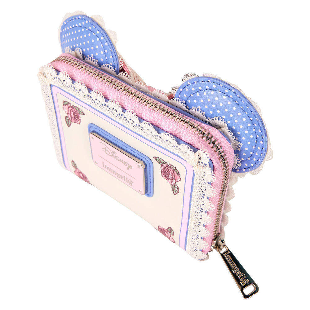Disney By Loungefly Monedero Minnie Floral And Lace Ears