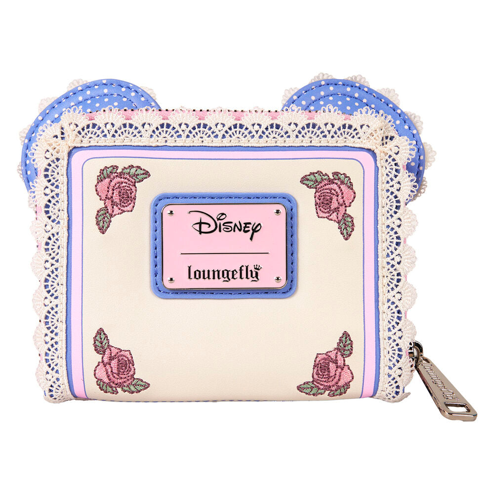 Disney By Loungefly Monedero Minnie Floral And Lace Ears