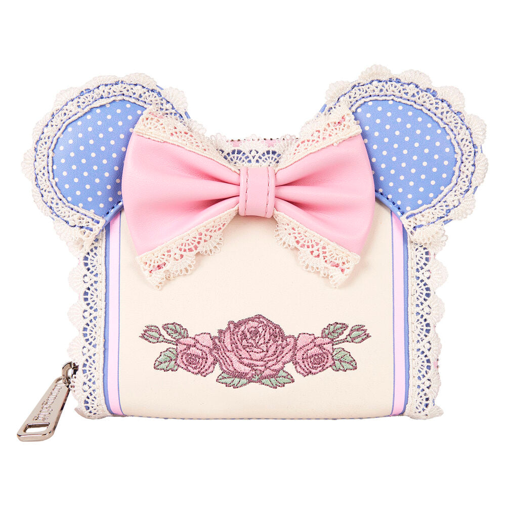 Disney by Loungefly Monedero Minnie Floral and Lace Ears