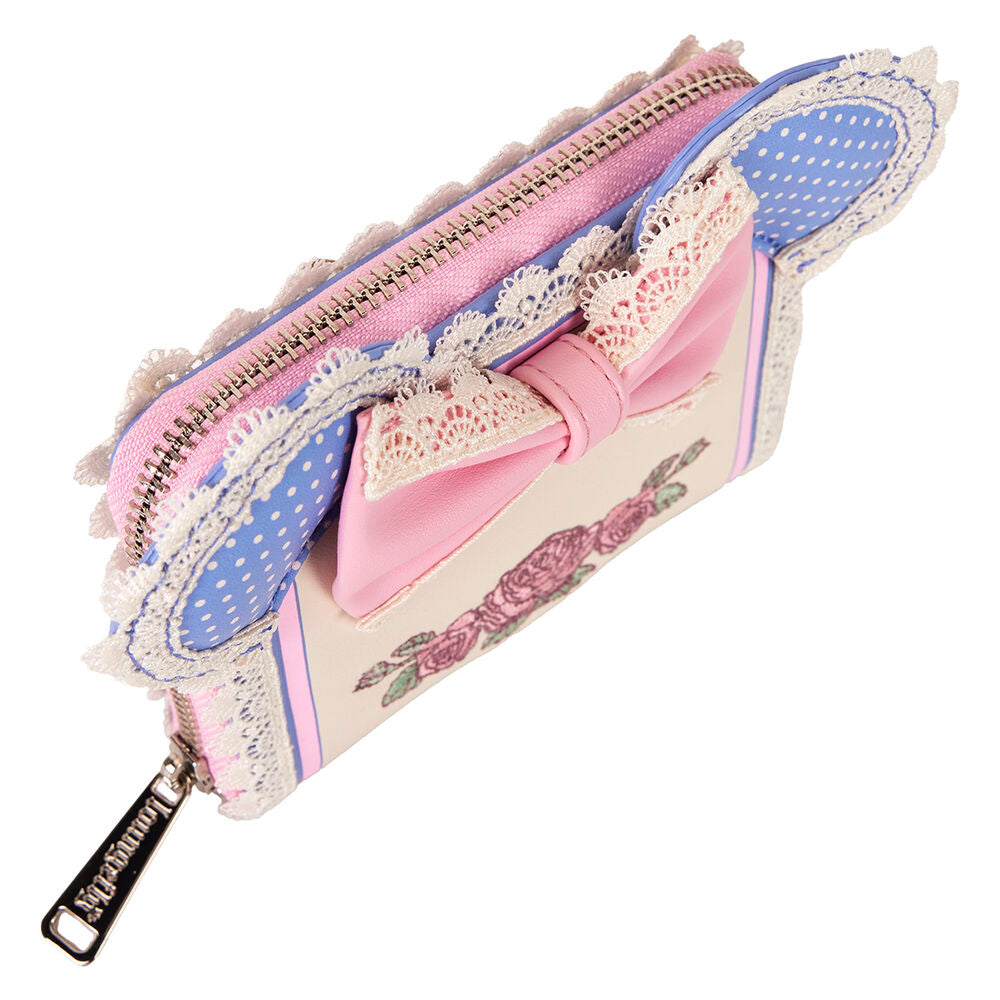 Disney By Loungefly Monedero Minnie Floral And Lace Ears