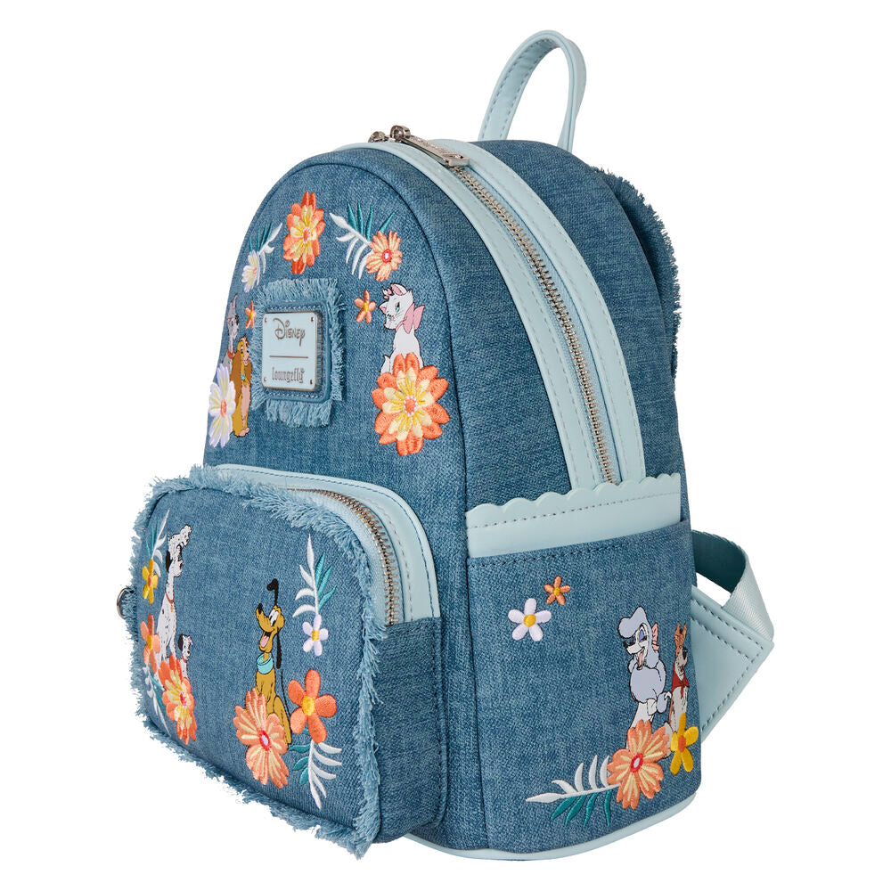 Mochila Denim Disney Loungefly 26 cm