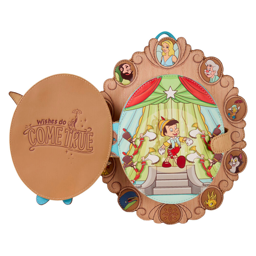 Mochila Cameo Pinocho Disney Loungefly 28 cm