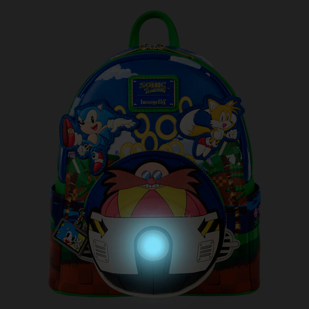Sega By Loungefly Mochila Mini Sonic - The Hedgehog