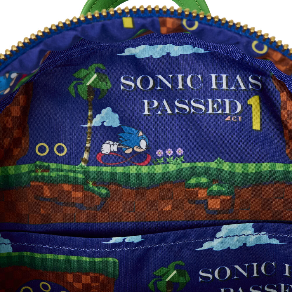 Sega By Loungefly Mochila Mini Sonic - The Hedgehog