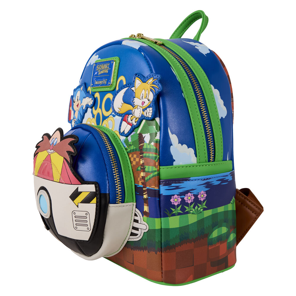 Sega By Loungefly Mochila Mini Sonic - The Hedgehog