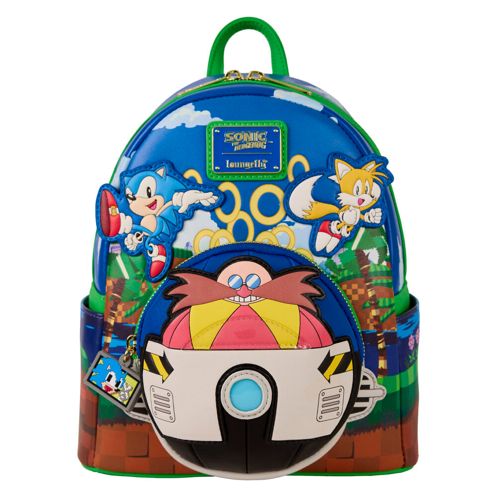 Sega by Loungefly Mochila Mini Sonic - The Hedgehog Frikytopia